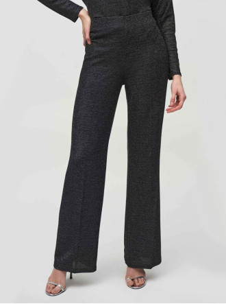 244219 Pant - Black/Silver (Joseph Ribkoff)